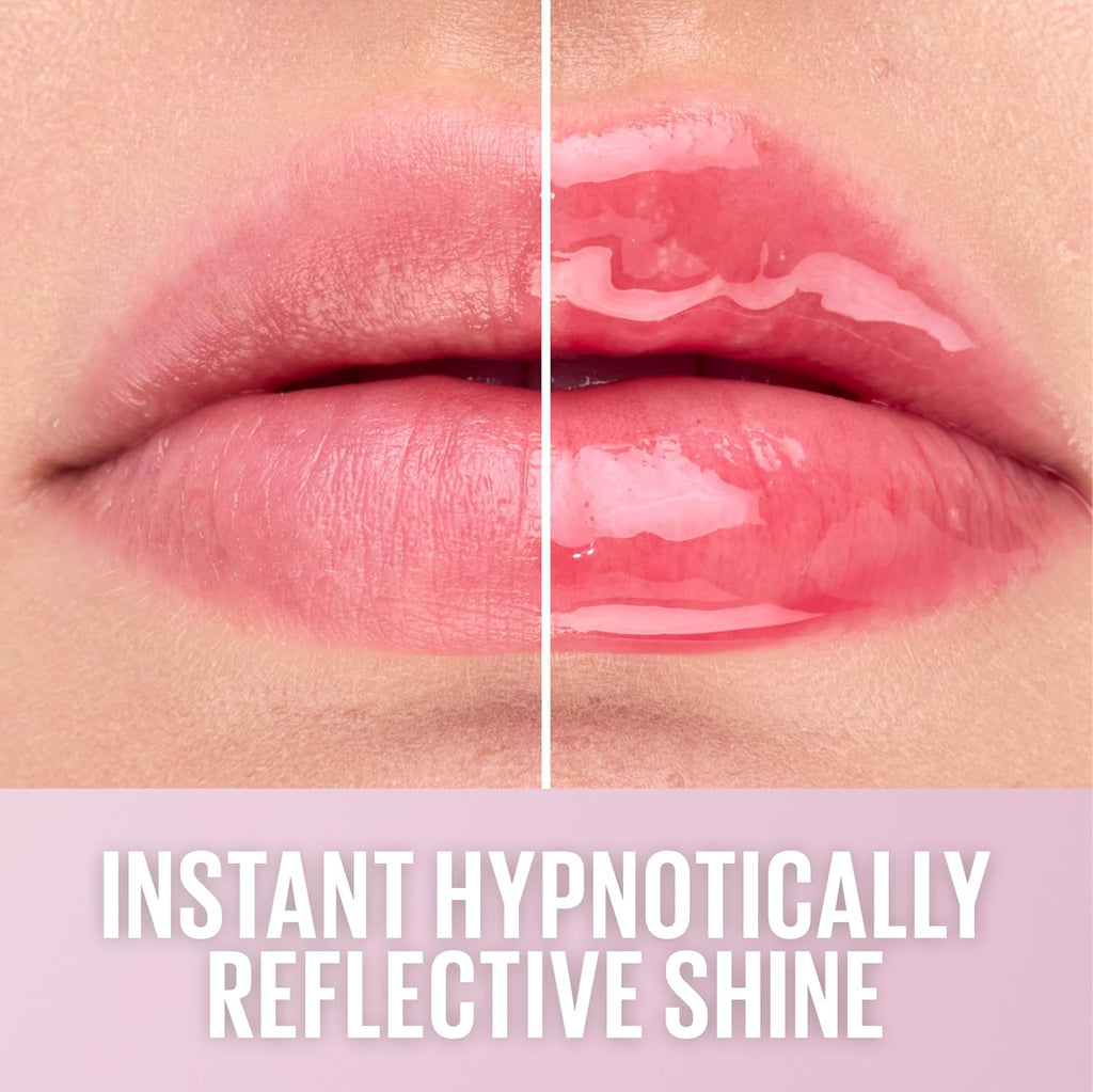 MAYBELLINE Lifter Oil-in-Gel Lip Gloss for Glassy, Bouncy Shine, Hydrating, Tinted Lip Balm and Moisturizer with Hyaluronic Acid and Passionfruit Oil, Mintini (Crystal Clear)