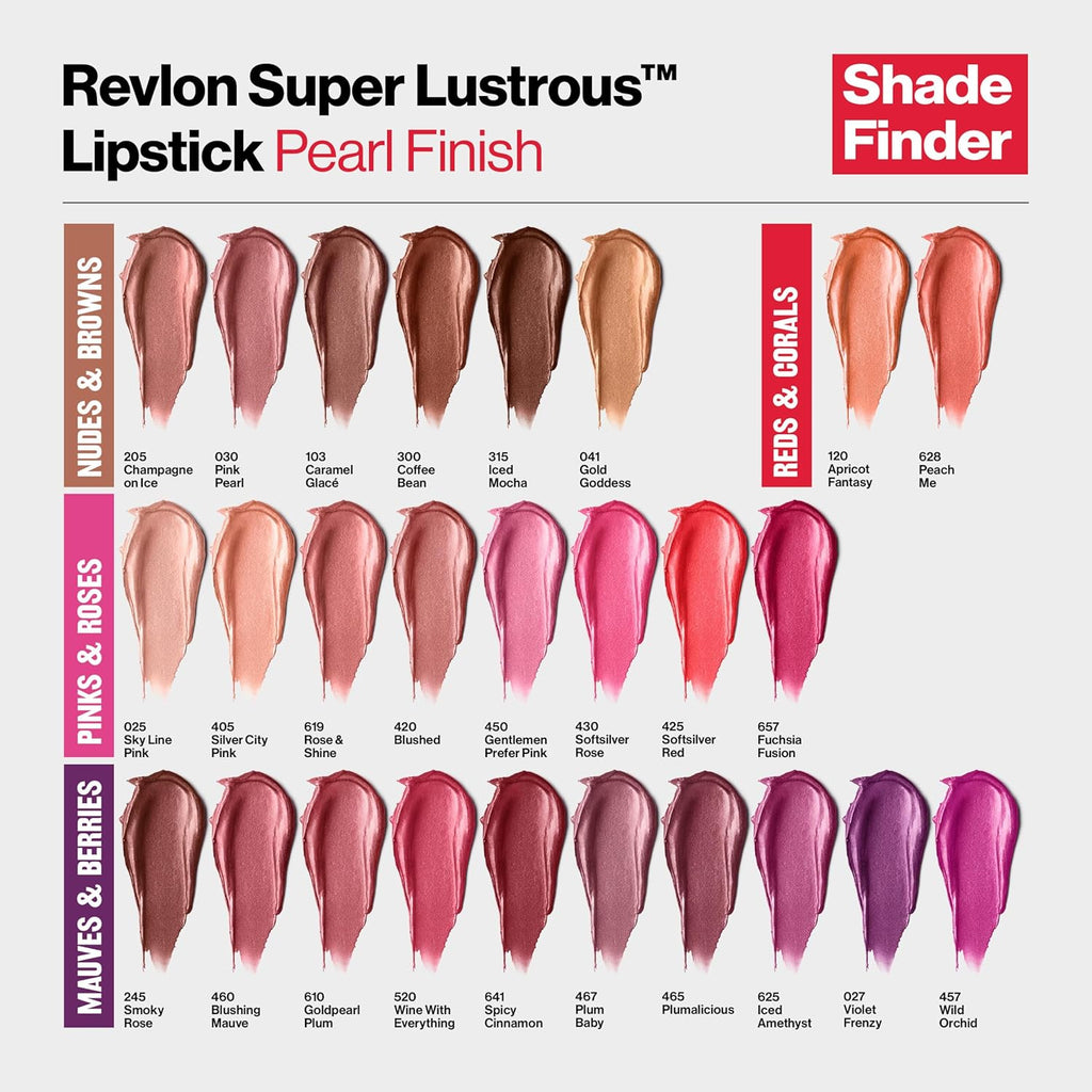 Revlon Super Lustrous Lipstick, 460 Blushing Mauve, 0.15 oz