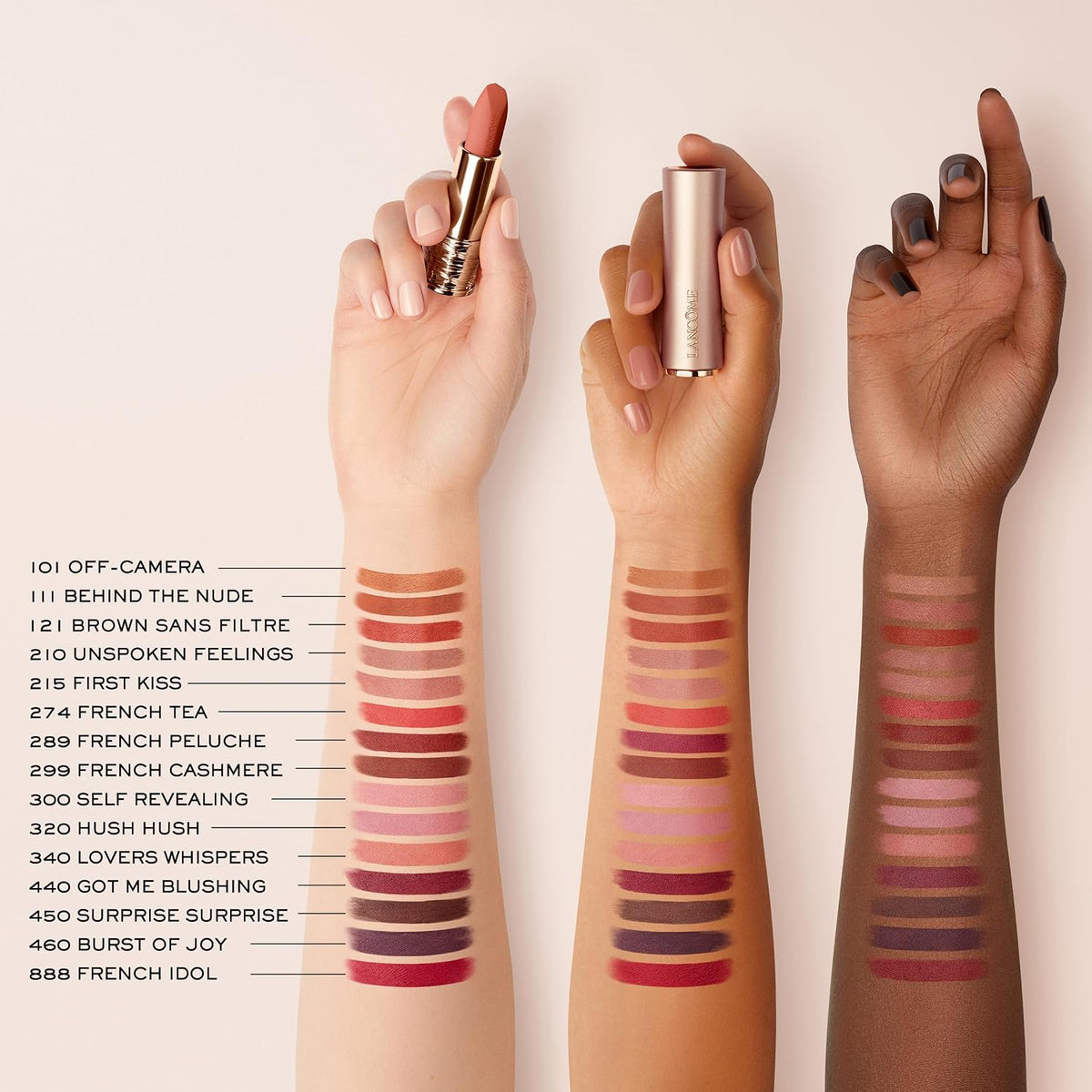 Lancôme L'Absolu Rouge Intimatte Hydrating Matte Lipstick - Up to 24H Wear