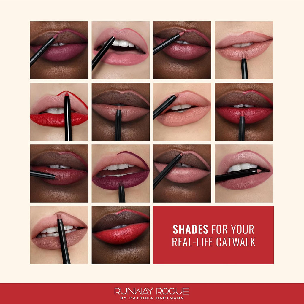 Runway Rogue Matte Lip Liner Pencil with Sharpener, ‘Trendsetter’
