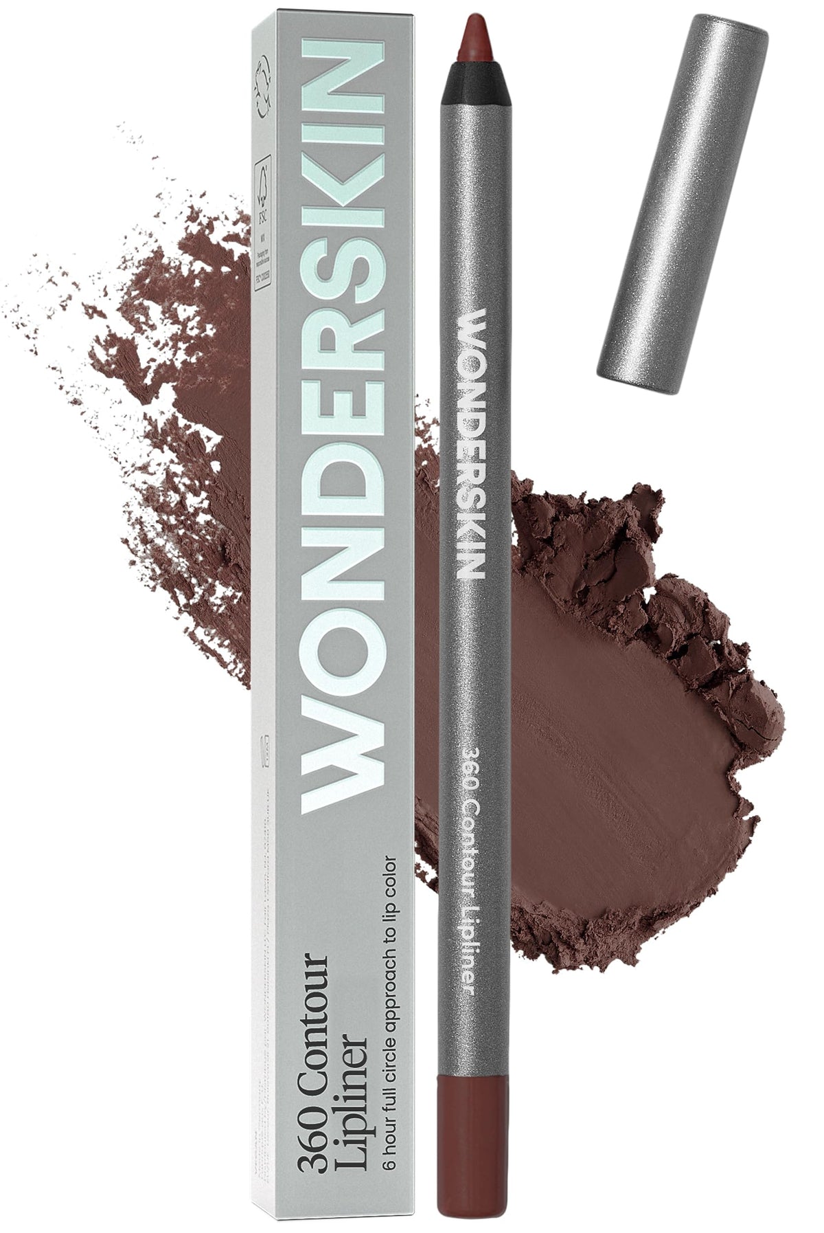 Wonderskin Lipliner Pencil - 360 Contour Lipliner, Longwear, Waterproof