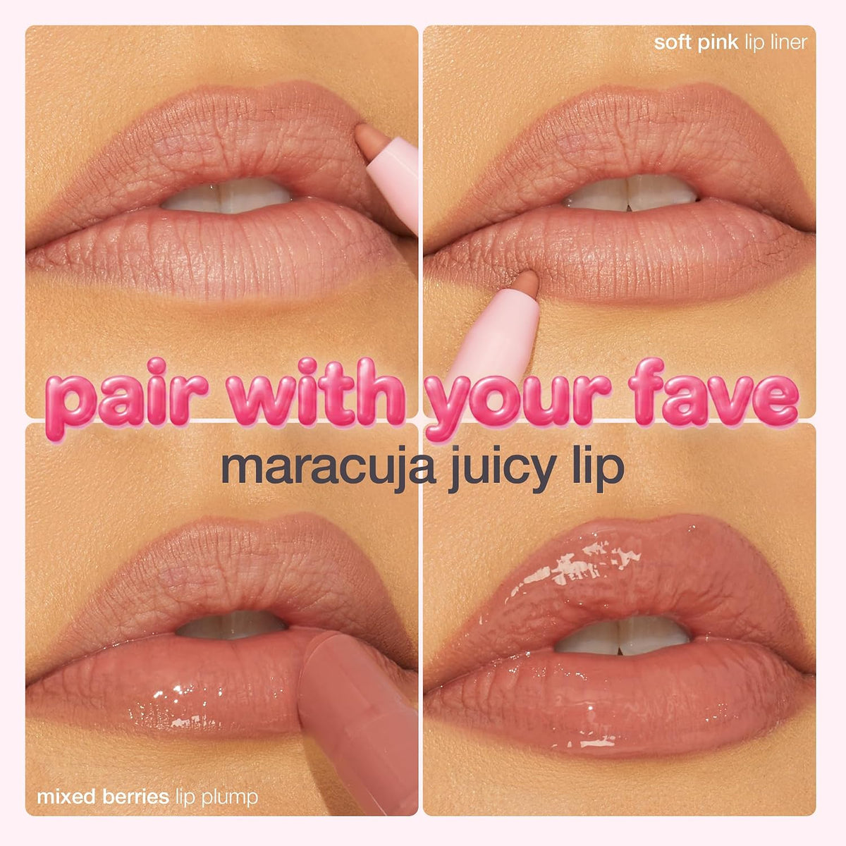 tarte maracuja juicy lip liner – Creamy, Matte, Lip Liner with Hyaluronic Acid with Vitamin E, Vegan & Cruelty-Free