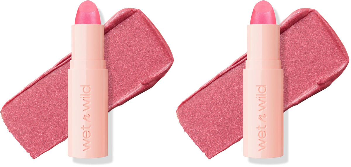 wet n wild Mega Last Rich Satin Lip Color, Rich Creamy Color with Satin Finish, Infused with Vitamin E & Moisturizing Argan Oil, Lightweight, Silky-Smooth, Vegan & Cruelty-Free - Hush Lil' Beige
