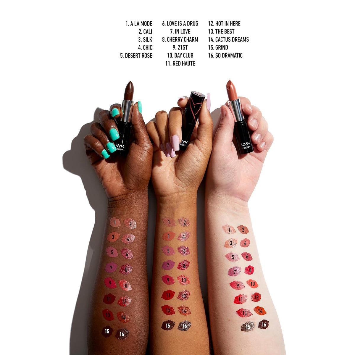 NYX PROFESSIONAL MAKEUP Shout Loud Satin Lipstick, Infused With Shea Butter - Cali (Honey Brown)