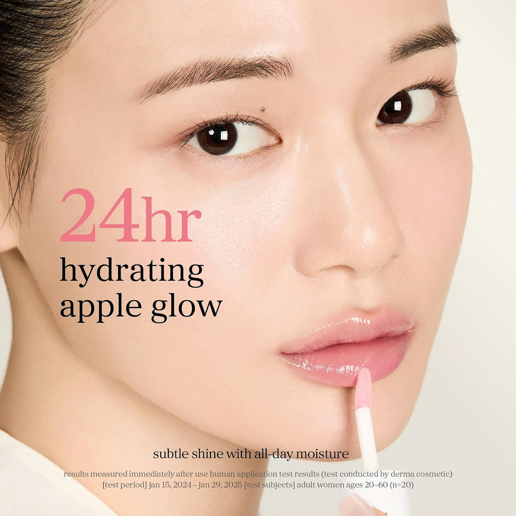 NOONI Korean Lip Oil - Applepeony - pH Color-Changing Plumping Lip Gloss