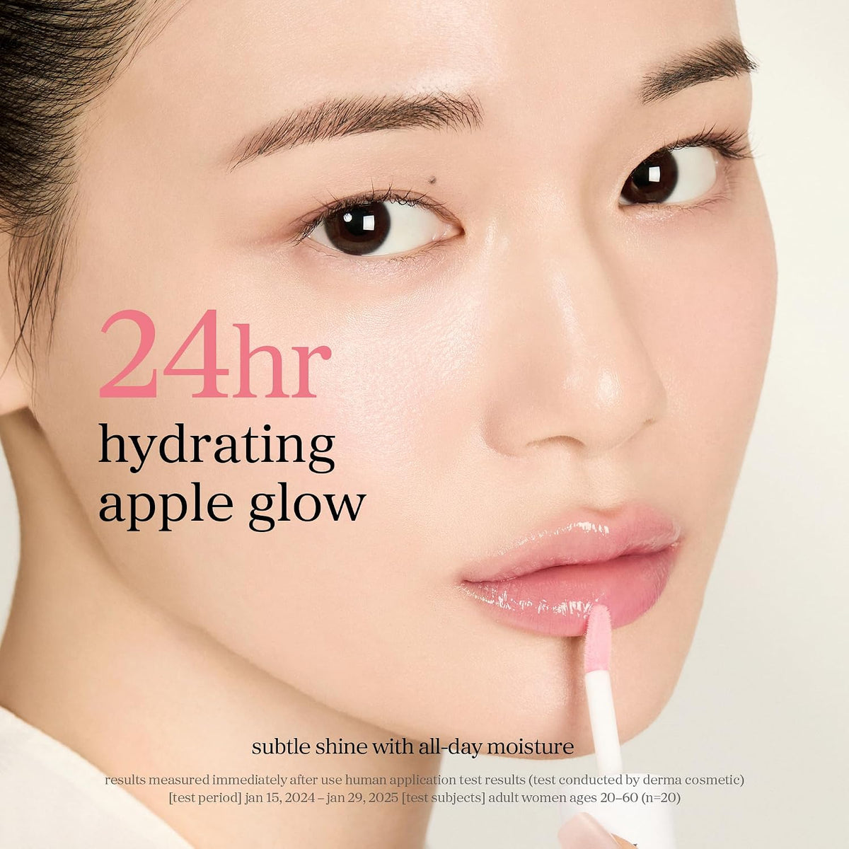 NOONI Korean Lip Oil - Applepeony - pH Color-Changing Plumping Lip Gloss