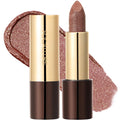 FOCALLURE Metallic Lipstick - Sparkle Glitter Finish, High Pigment Nude