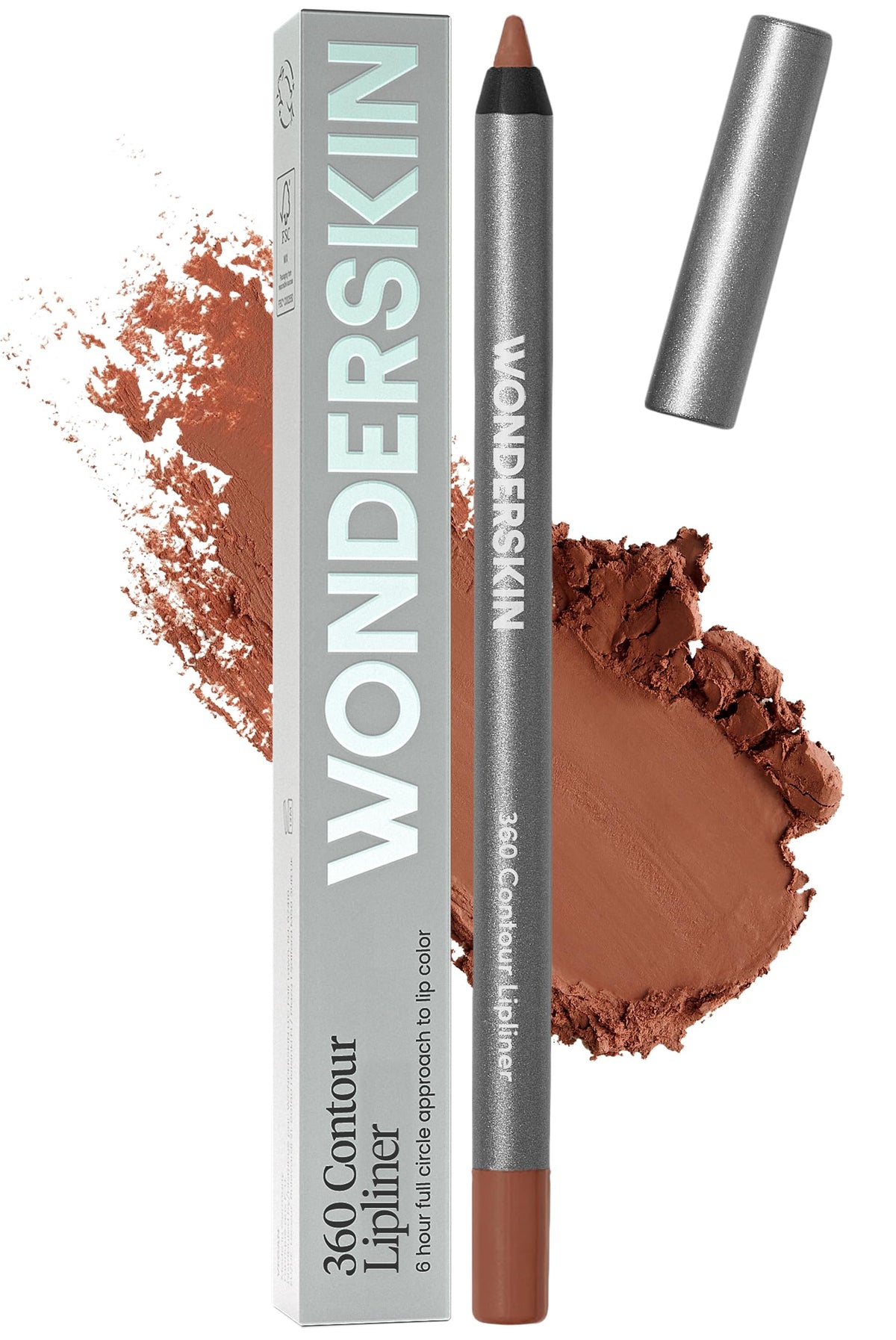 Wonderskin Lipliner Pencil - 360 Contour Lipliner, Longwear, Waterproof