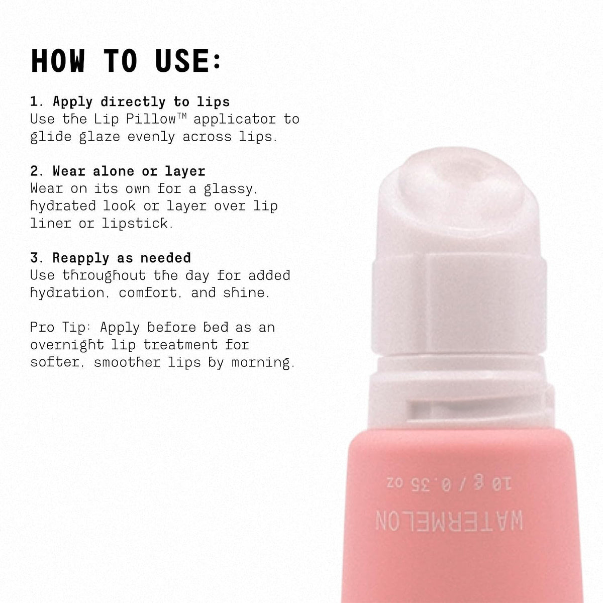 Peptide Lip Glaze, Hydrating Lip Gloss Treatment