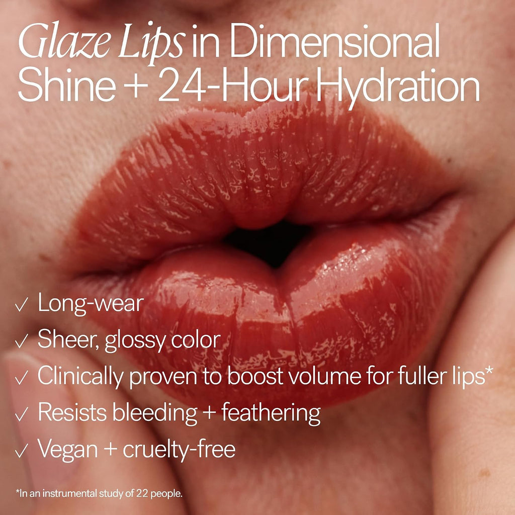 ILIA - Overglaze Hydrating Lip Gloss | Hydrate, Plump, Smooth | Long Lasting, Bleed & Feather-Resistant, High Shine | 24-HR Hydration, Clean, Cruelty-Free & Vegan (Slip)