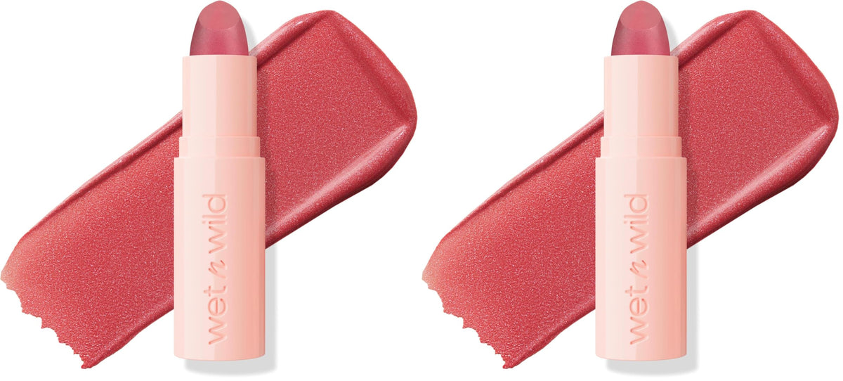 wet n wild Mega Last Rich Satin Lip Color, Rich Creamy Color with Satin Finish, Infused with Vitamin E & Moisturizing Argan Oil, Lightweight, Silky-Smooth, Vegan & Cruelty-Free - Hush Lil' Beige