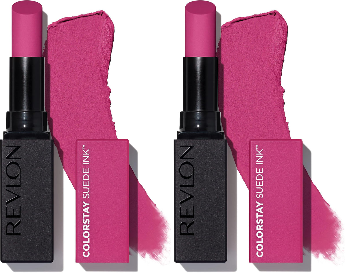Revlon ColorStay Suede Ink Lipstick, 009 In Charge, 0.09 oz