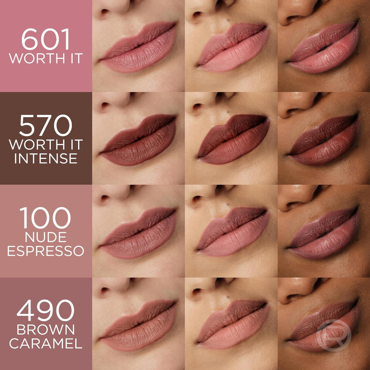 L'Oreal Paris Blurfiller Lip Liner, Lightweight, Buildable, and Sculpting Lip Pencil, Line, Define, and Contour for Fuller-Looking Lips, Brown Caramel, 0.21 oz