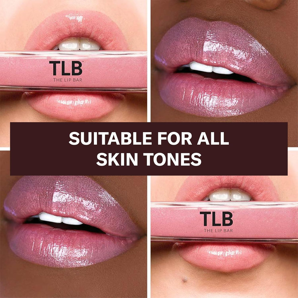 The Lip Bar - Lip Gloss, Girl Boss (Muted Pink Shimmer) - Gloss Up Color Rich - Smooth, Not Sticky Formula - Coconut Oil, Olive Oil, Argan Oil & Vitamin E - Vegan & Cruelty Free - .30 fl oz