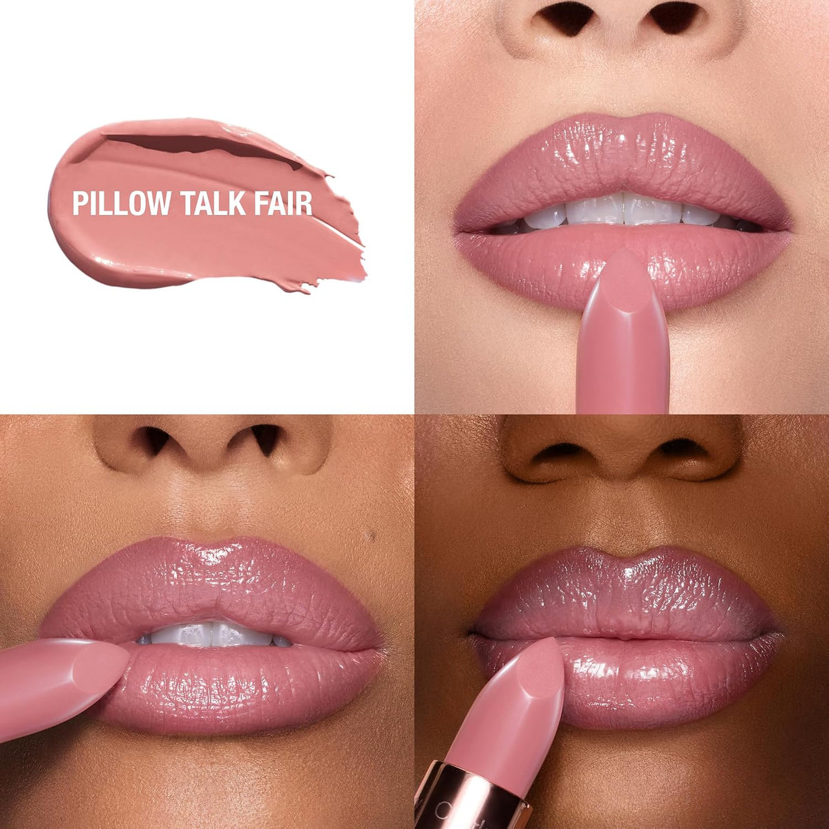Charlotte Tilbury K.I.S.S.I.N.G Lipstick - Moisturizing & Hydrating Lipstick with Light-Diffusing Pigments for a Luminous Finish & Fuller-Looking Lips