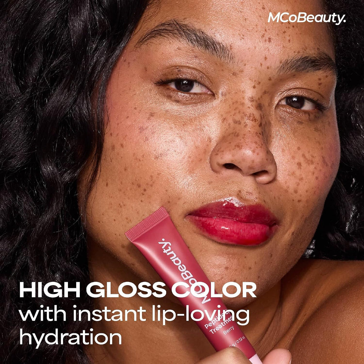 MCoBeauty Peptide Lip Treatment - Caramel Plumping Lip Gloss Balm