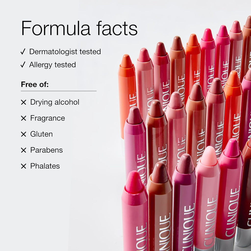 Clinique Chubby Stick Tinted Lip Colour Balm | With Shea Butter | Moisturizing + Hydrating | Natural-Looking Lip Tint | Now With New Shades