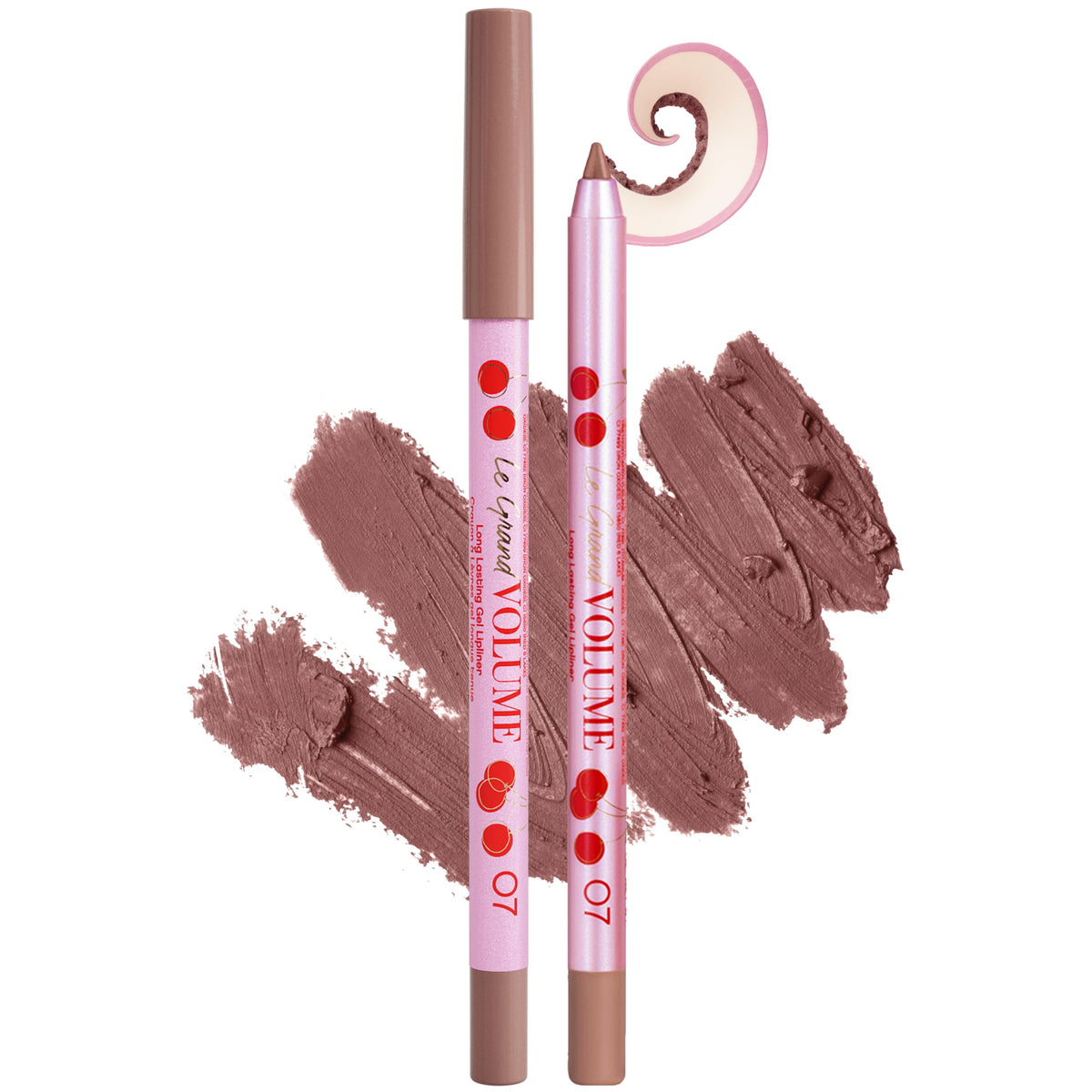 Vivienne Sabó Gel Lipliner Le Grand Volume Sharpenable, Long-Lasting Smudge-Proof Lip Liner & All-Over Lip Color, Creamy Precision Formula, Comfortable Wear, 03 Cold nude
