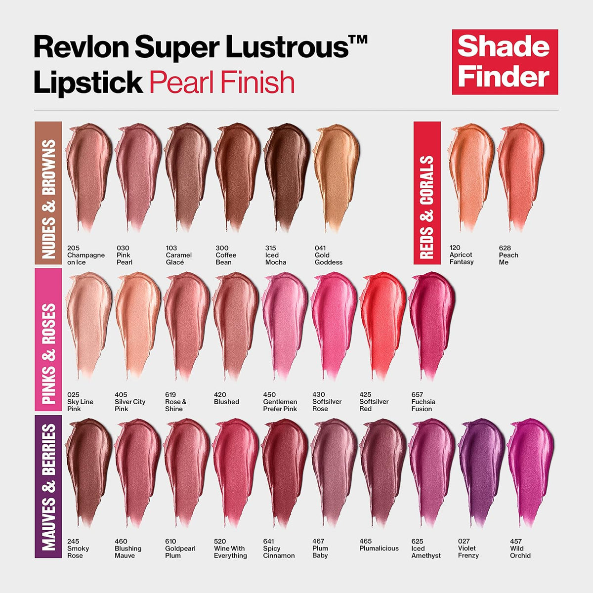 Revlon Super Lustrous Lipstick, Creamy Formula For Soft, Fuller-Looking Lips, Moisturized Feel, 205 Champagne On Ice, 0.15 oz