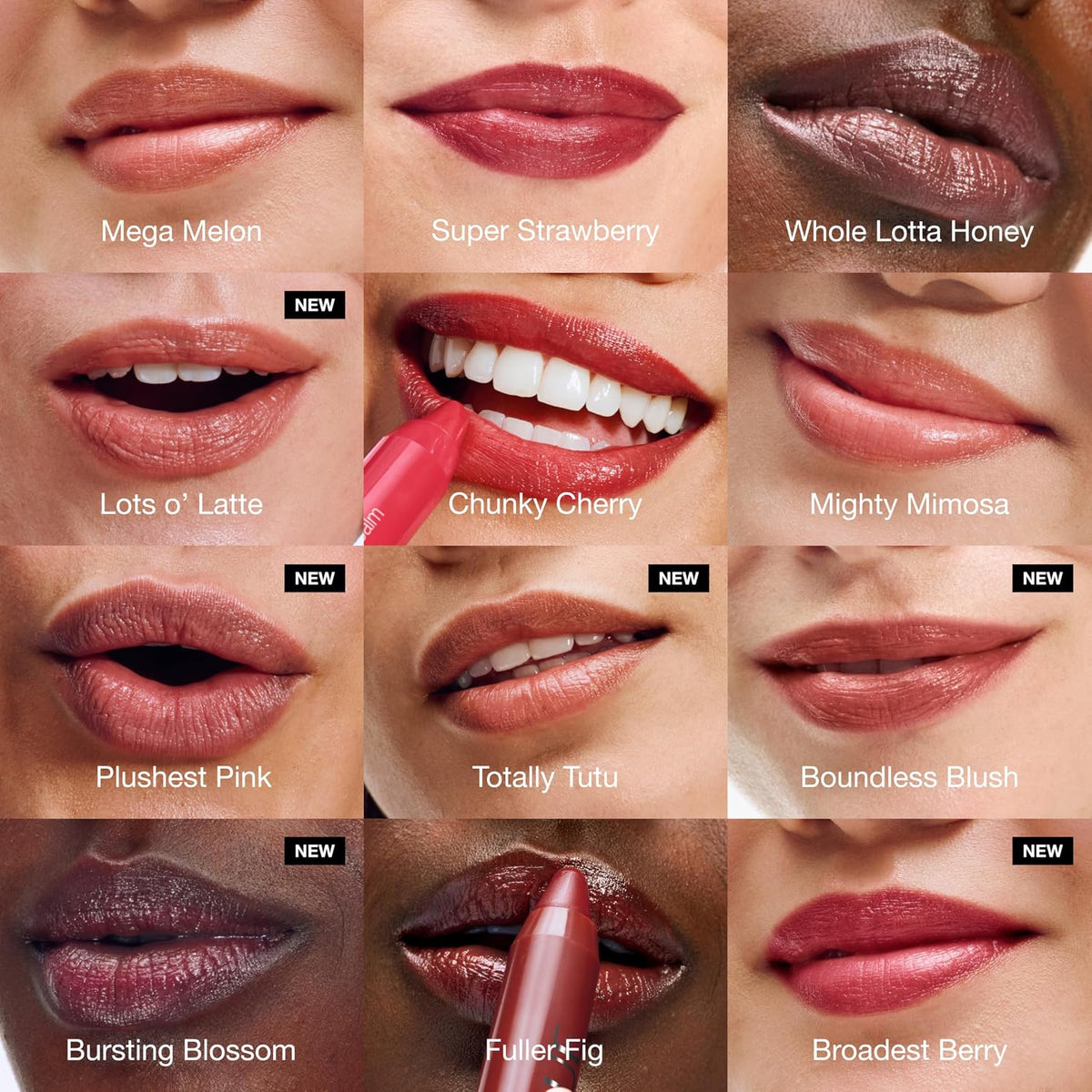 Clinique Chubby Stick Tinted Lip Colour Balm | With Shea Butter | Moisturizing + Hydrating | Natural-Looking Lip Tint | Now With New Shades