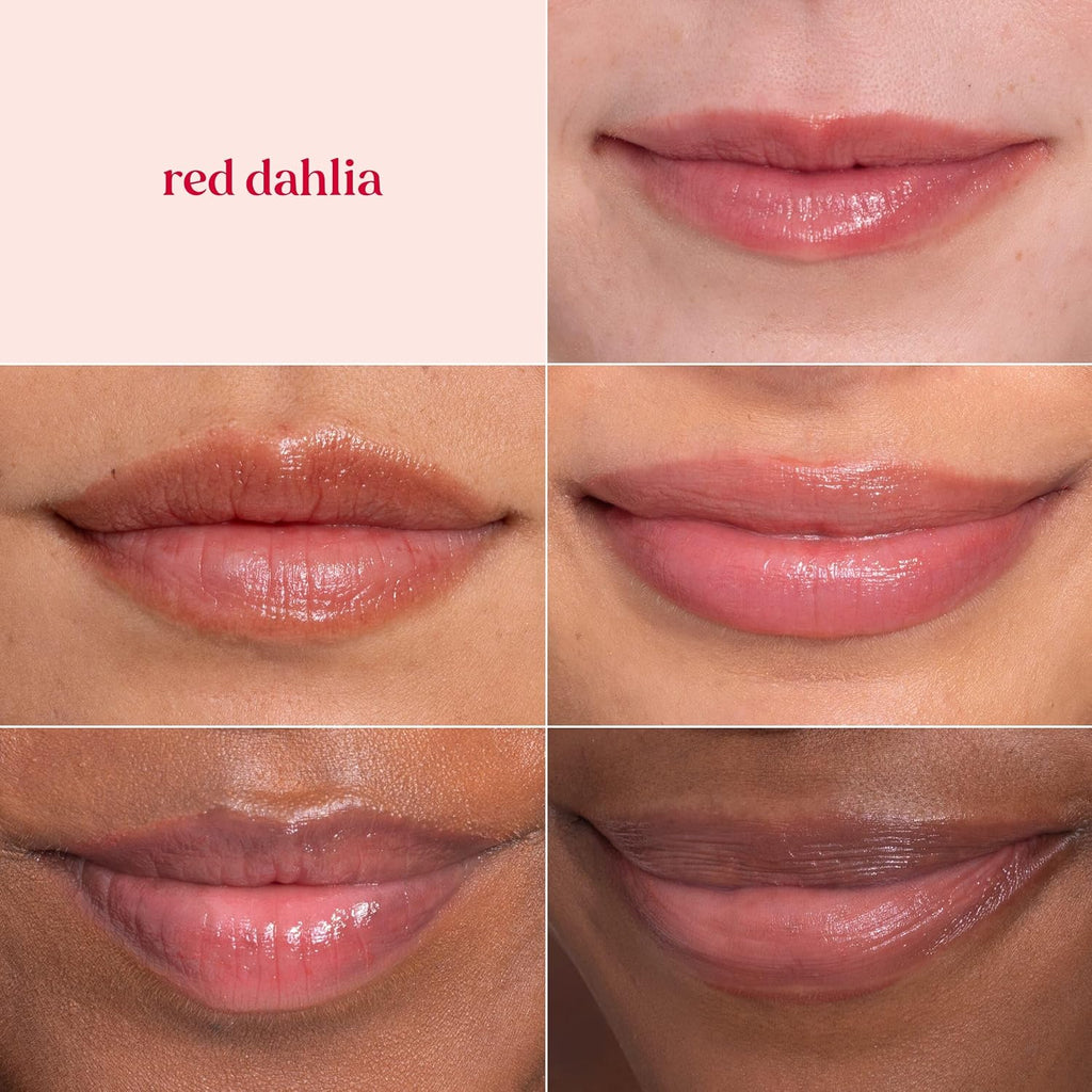 Burt's Bees Lip Tint Balm, Fiery Red Dahlia, 0.15 oz., 2 Tubes