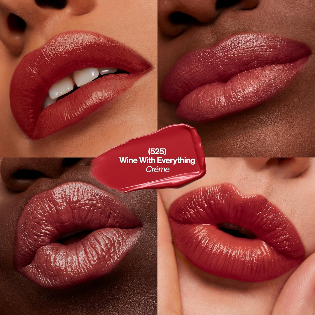 Revlon Super Lustrous Lipstick, 525 Wine With Everything, 0.15 oz