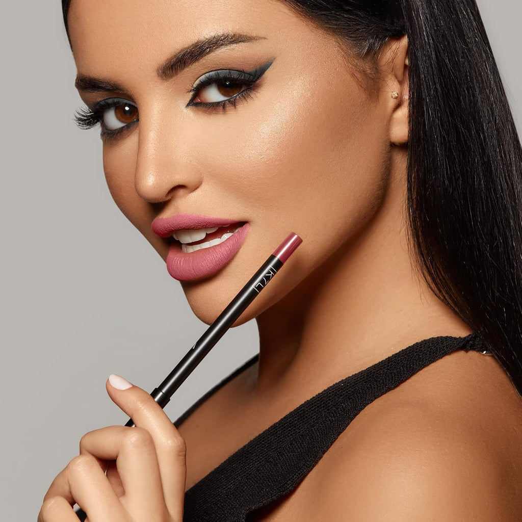 K7L Dark Pink Lipliner Pencil, Creamy, Longwear, Waterproof