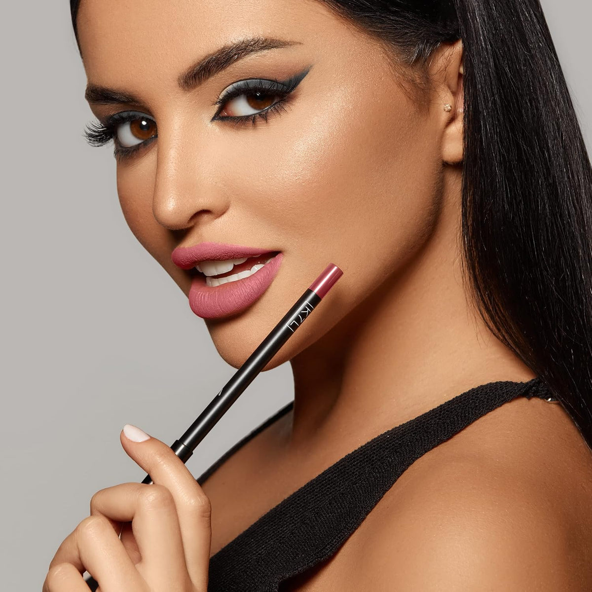 K7L Dark Pink Lipliner Pencil, Creamy, Longwear, Waterproof