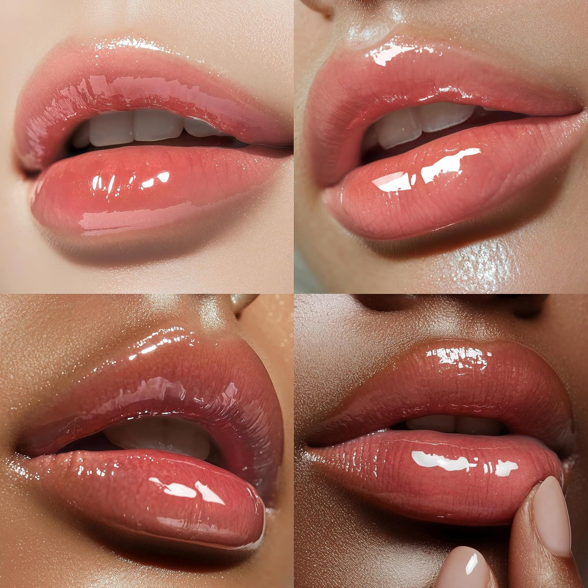 Espoir Couture Lip Tint Glaze #17 Ginger Peach | Volumizing Lip Stain with Juicy Texture, Long-Lasting & Vibrant Colors, Moisturizing & Hydrating, Glossy Formula, Vegan, Korean Makeup, 0.14 oz