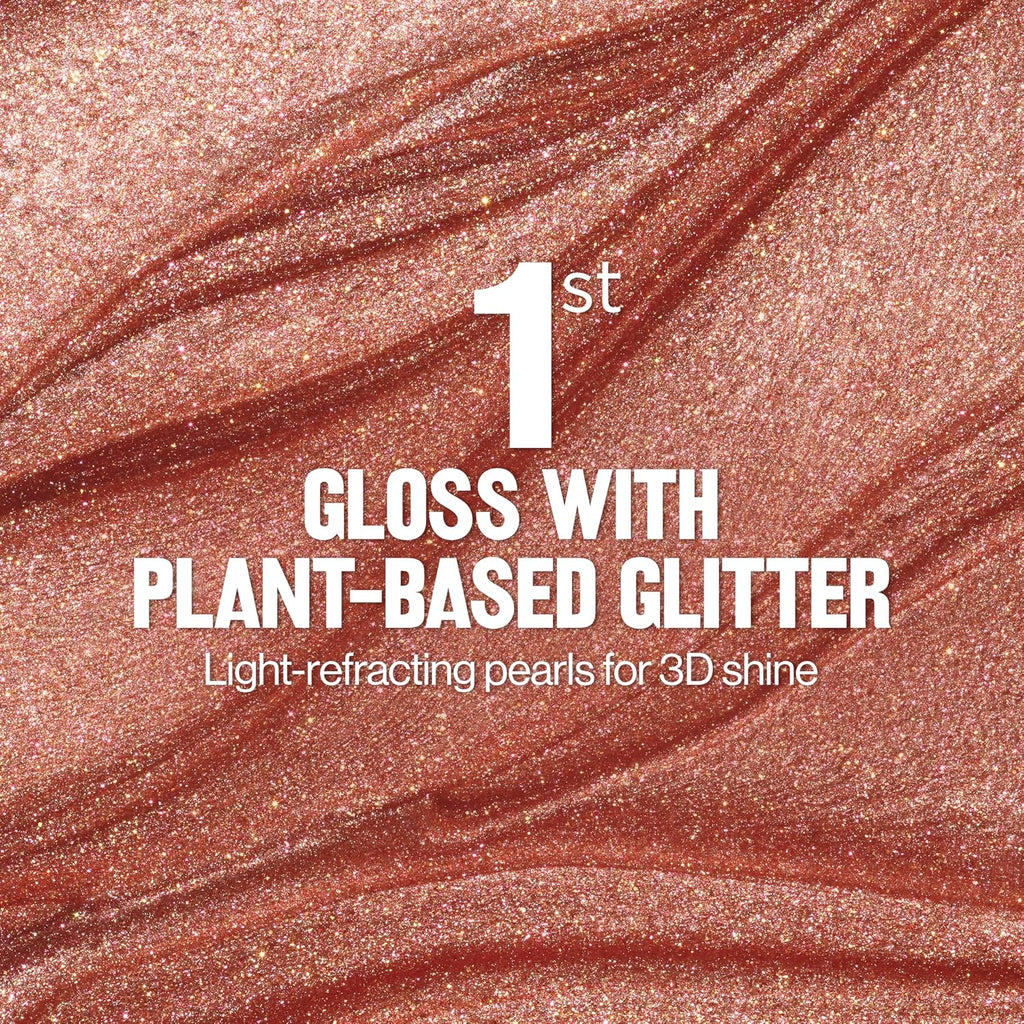 REVLON Super Lustrous Glimmer Gloss, 001 Diamond Drama, 0.13 fl oz